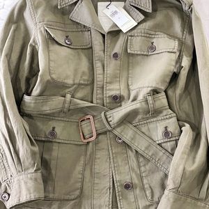 Banana Republic Tie Waist Utility Jacket